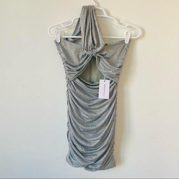 NWT Lovers and Friends Maysen Mini Dress In Sage Dot Size: XS - Picture 5 of 13